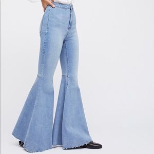 Free People Just Float on Flare Jeans